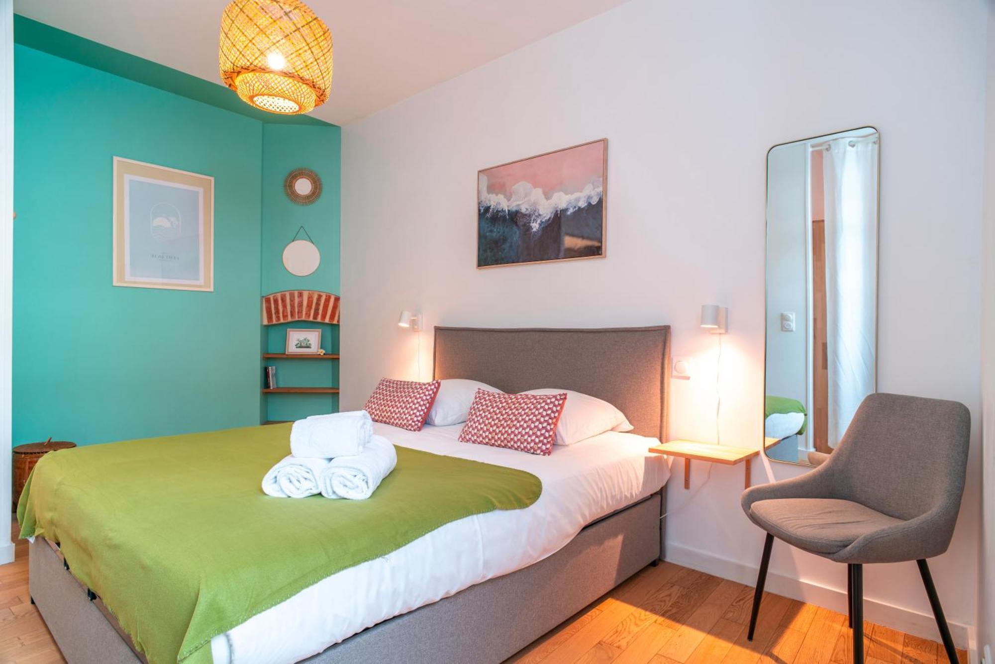 Appartement Escale Jardin - Joli Proche Gare Avec Jardin Vannes